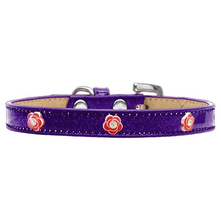 PET PAL Red Rose Widget Dog CollarPurple Ice Cream Size 16 PE800118